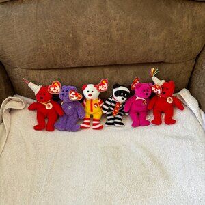 McDonald's set of Ty beanie babies